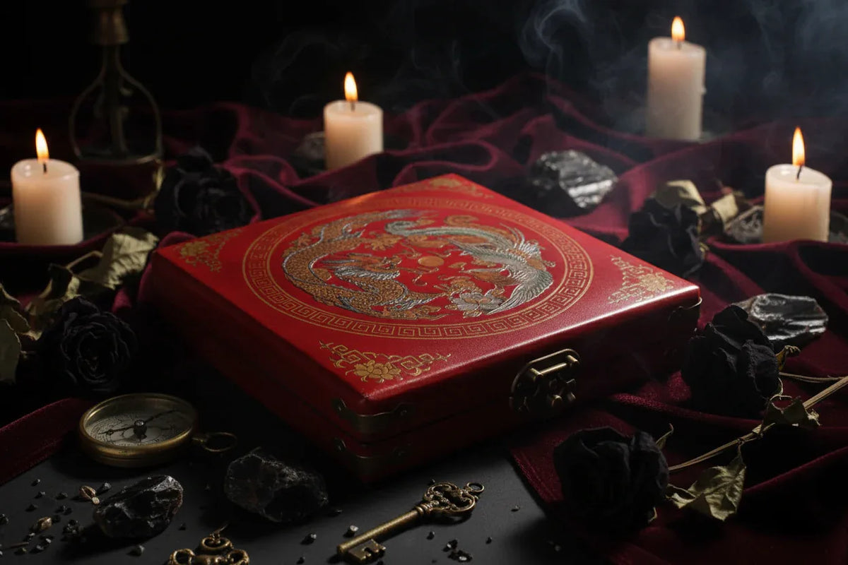 Antique Chess - Sorceress Sanctuary Red