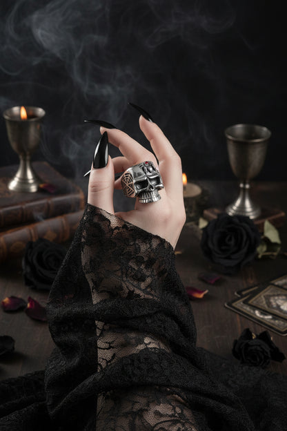 Antique Skeleton Ring - Sorceress Sanctuary