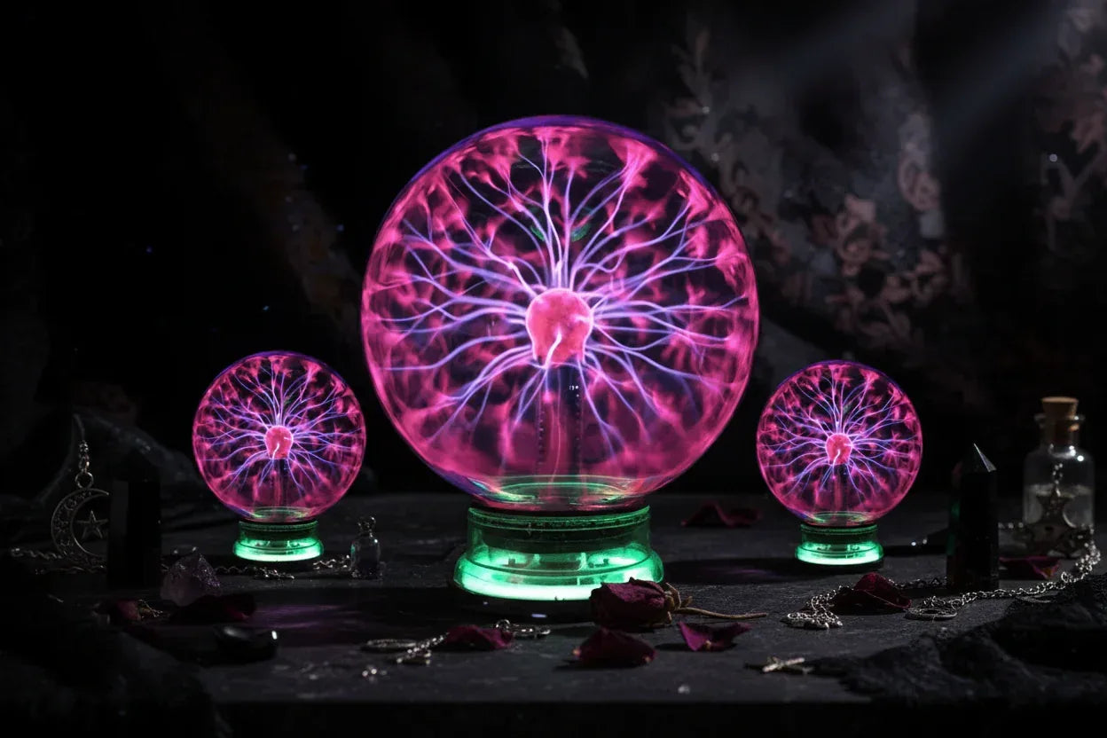 Arcane Lightning Orb - Sorceress Sanctuary Red light / 3in-Red light / 4in-Red light / 5in-Red light / 6in-Red light / 8in