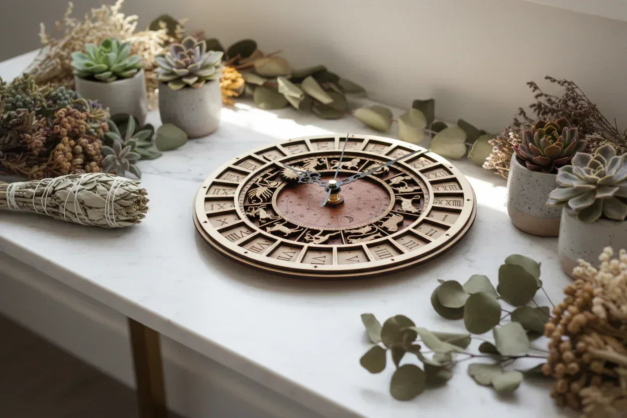 Astronomical Clock - Sorceress Sanctuary Wood / 30cm