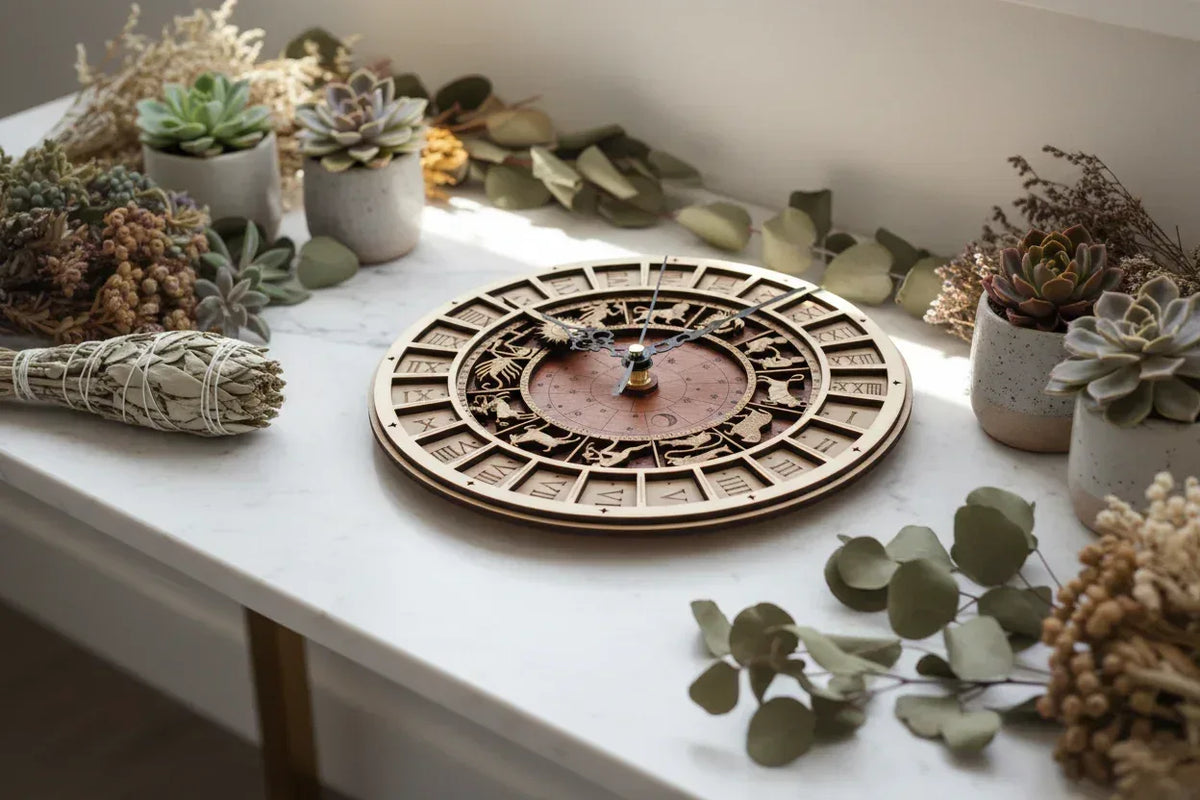 Astronomical Clock - Sorceress Sanctuary Wood / 30cm