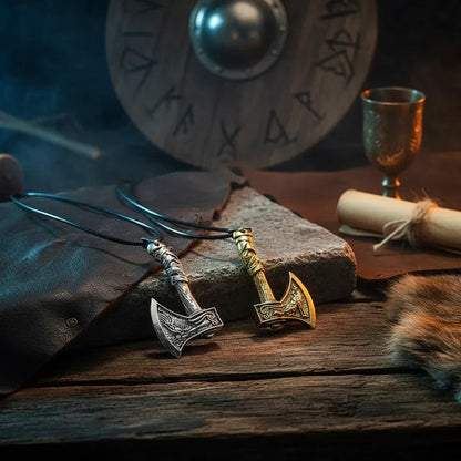 Axe Necklace - Sorceress Sanctuary Silver-Gold