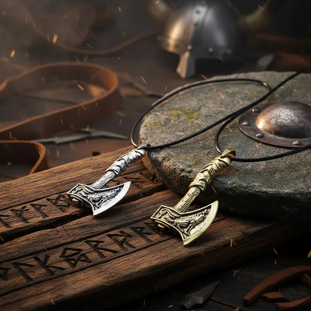 Axe Necklace - Sorceress Sanctuary Silver-Gold