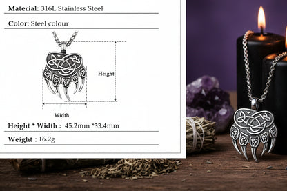 Bear Claw Pendant - Sorceress Sanctuary Single pendant
