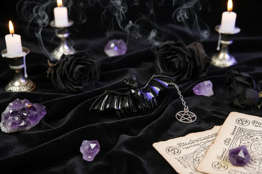 Black Bat Hairpin - Sorceress Sanctuary Black