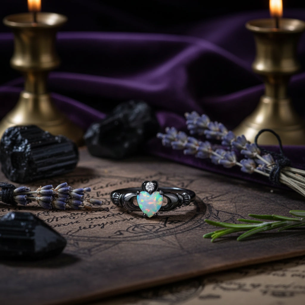 Black Heart Ring - Sorceress Sanctuary 6-7-8-9-10