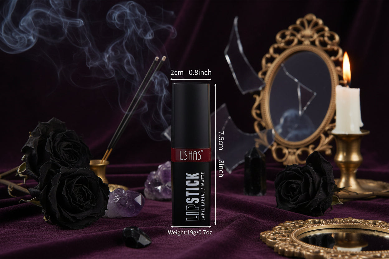 Black Matte Lipstick - Sorceress Sanctuary Black / 1pc