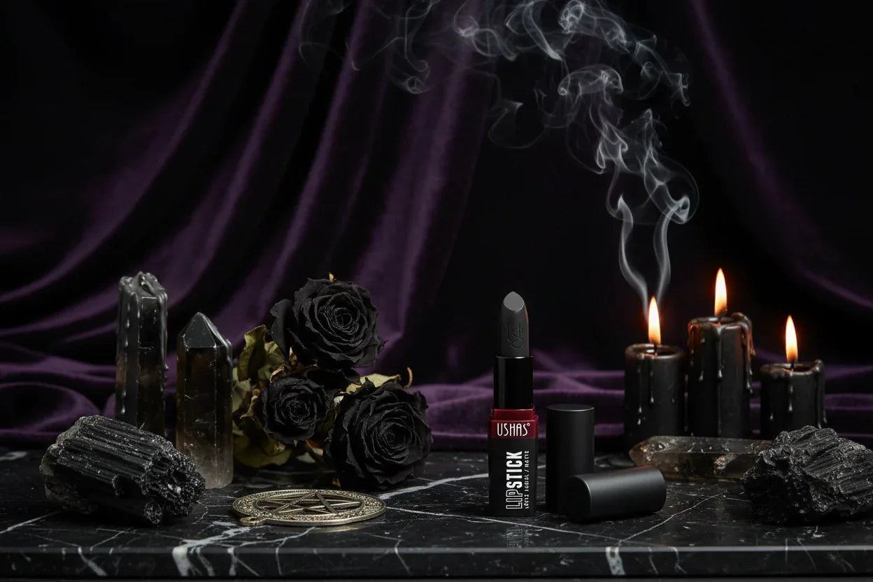 Black Matte Lipstick - Sorceress Sanctuary Black / 1pc