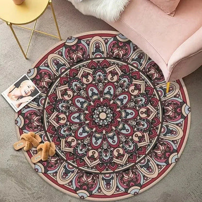 Bohemian Mystic Rug - Sorceress Sanctuary Shape 1 / 100cm*100cm-Shape 2 / 100cm*100cm