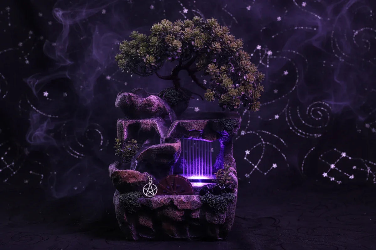 Bonsai Water Fountain - Sorceress Sanctuary European standard-American Standard 110V-British standard (with adapter)-Australian regulations (with adapter)