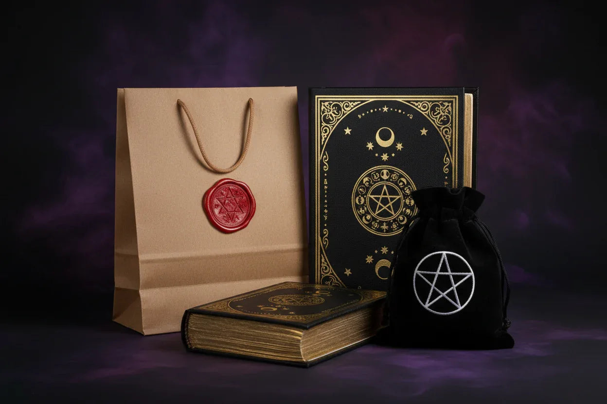 Book Of Answers - Sorceress Sanctuary Red-Brown-White-Black-Blue