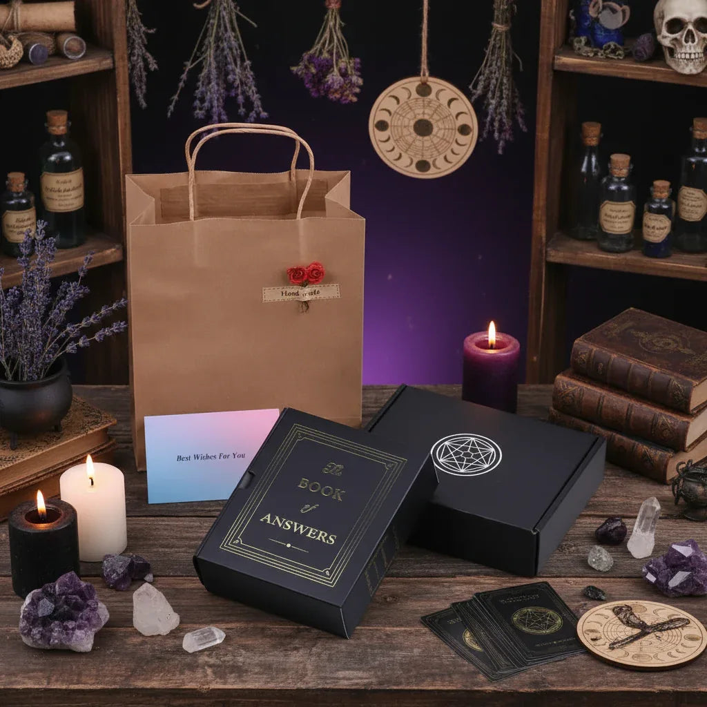 Book Of Answers - Sorceress Sanctuary Red-Brown-White-Black-Blue