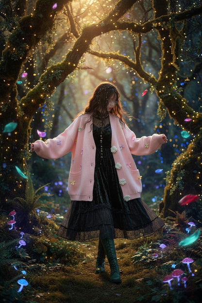 Bow Knit Cardigan Sorceress Sanctuary
