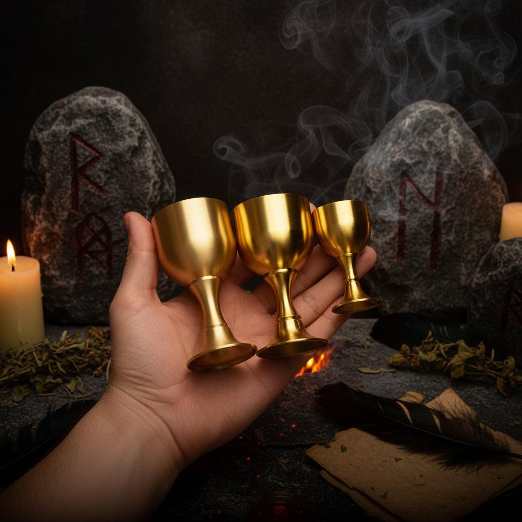 Brass Chalice Cup Sorceress Sanctuary