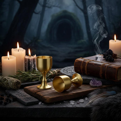 Brass Chalice Cup Sorceress Sanctuary