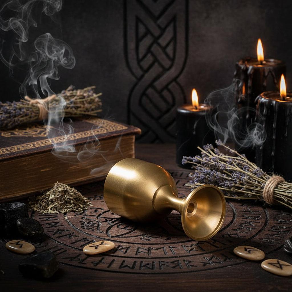 Brass Chalice Cup Sorceress Sanctuary