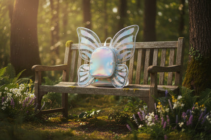 Butterfly Fairy Backpack - Sorceress Sanctuary Silvery-Black-pink