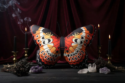 Butterfly Pillow - Sorceress Sanctuary Blue / M-Blue / S-Green / S-Green / M-Orange / M