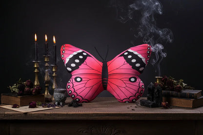 Butterfly Pillow - Sorceress Sanctuary Blue / M-Blue / S-Green / S-Green / M-Orange / M