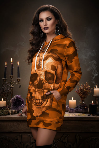 Camouflage Skull Hoodie - Sorceress Sanctuary Purple / S-Purple / M-Purple / L-Purple / XL-Purple / XXL