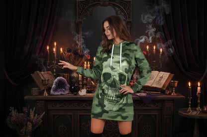 Camouflage Skull Hoodie - Sorceress Sanctuary Purple / S-Purple / M-Purple / L-Purple / XL-Purple / XXL