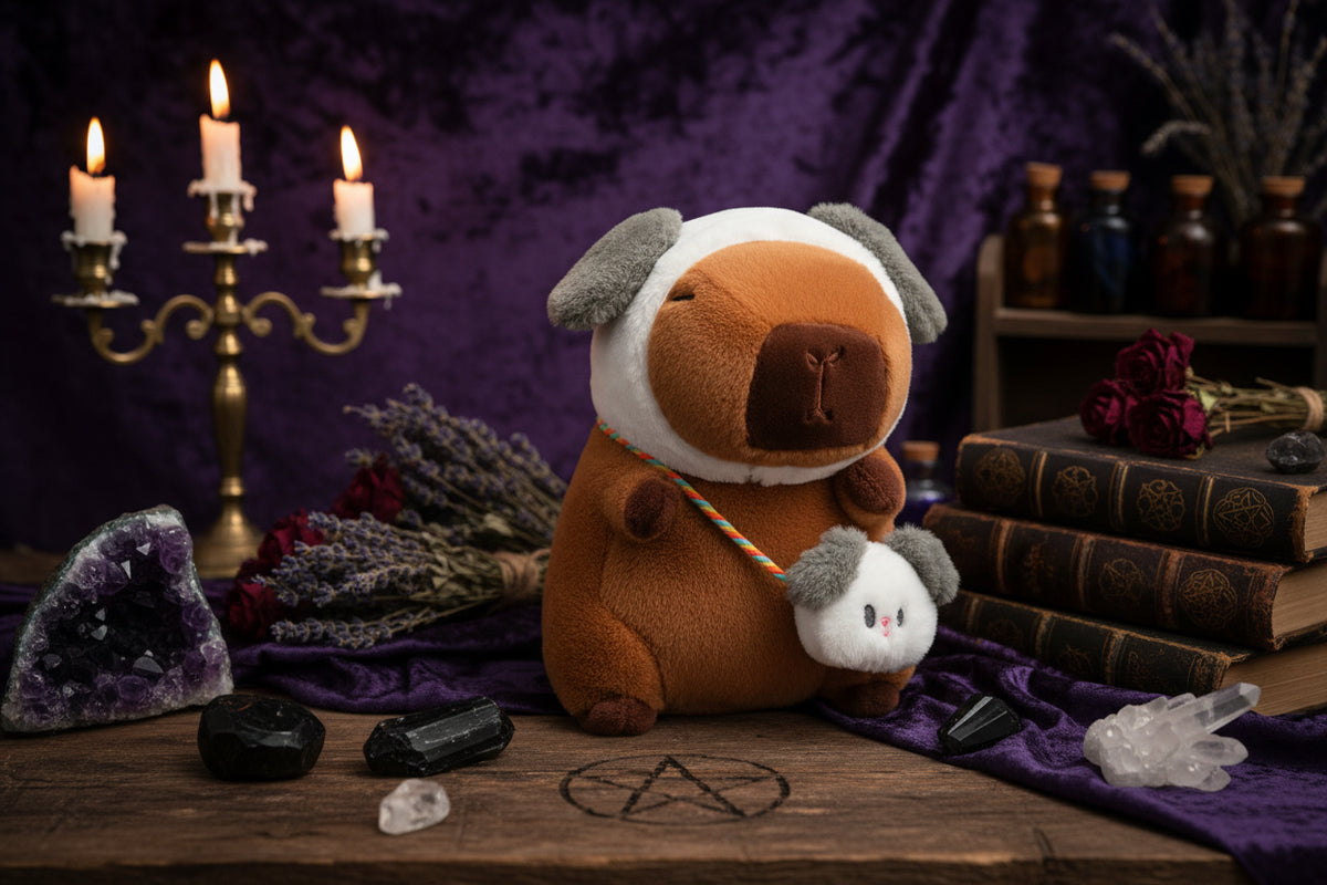 Capybara & Animal Plushie - Sorceress Sanctuary Dog / 25cm-Dog / 35cm-Dog / 50cm-Rabbit / 25cm-Rabbit / 35cm