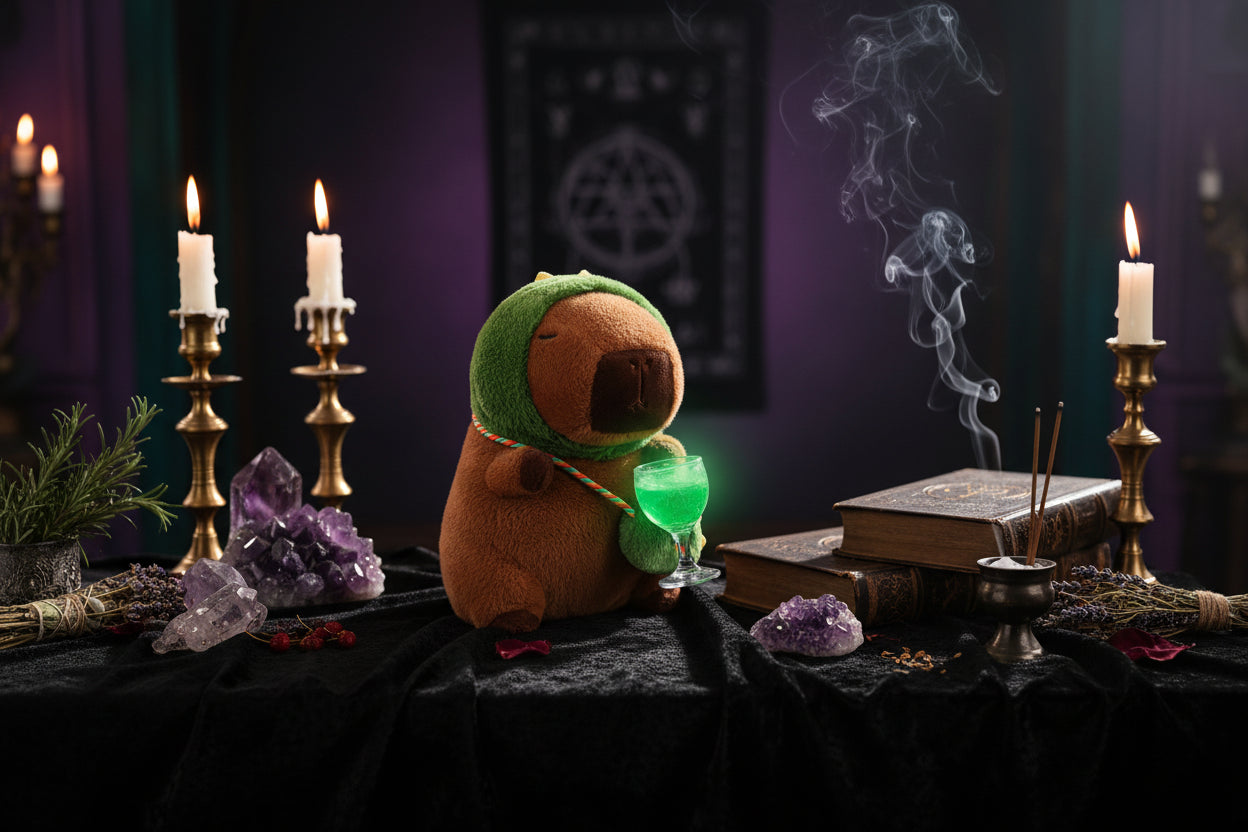 Capybara & Animal Plushie - Sorceress Sanctuary Dog / 25cm-Dog / 35cm-Dog / 50cm-Rabbit / 25cm-Rabbit / 35cm