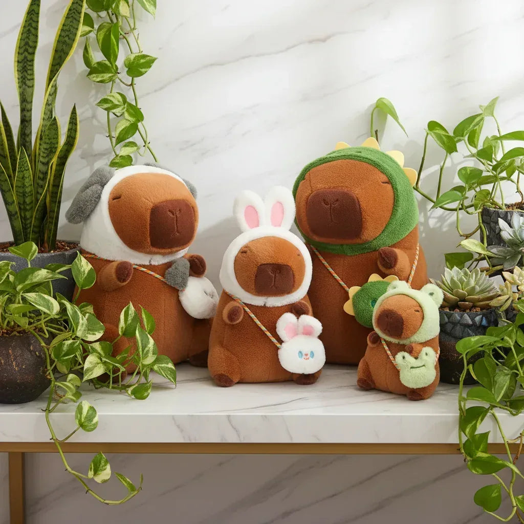 Capybara & Animal Plushie - Sorceress Sanctuary Dog / 25cm-Dog / 35cm-Dog / 50cm-Rabbit / 25cm-Rabbit / 35cm