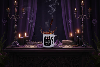 Cat Heat Mug - Sorceress Sanctuary Unicorn cat