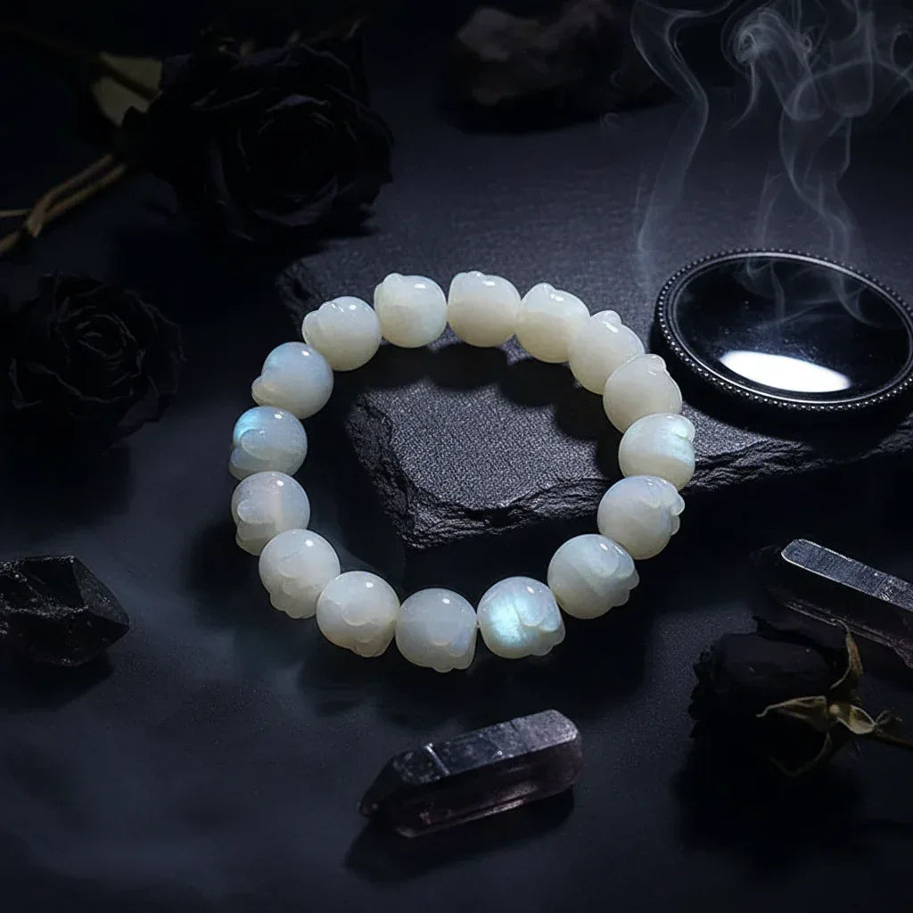 Cat Paw Bracelet - Sorceress Sanctuary lime / Cat's Paw / 12to13mm-Cherry Blossom Powder Is Small / Cat's Paw / 12to13mm-Charcoal Burning Dunhuang / Cat's Paw / 12to13mm-Dark green / Cat's Paw / 12to13mm-Tipsy Wild Berry / Cat's Paw / 12to13mm