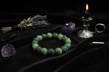 Cat Paw Bracelet - Sorceress Sanctuary lime / Cat's Paw / 12to13mm-Cherry Blossom Powder Is Small / Cat's Paw / 12to13mm-Charcoal Burning Dunhuang / Cat's Paw / 12to13mm-Dark green / Cat's Paw / 12to13mm-Tipsy Wild Berry / Cat's Paw / 12to13mm