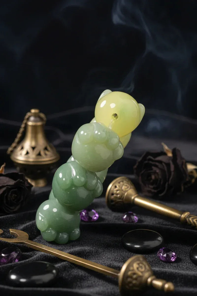 Cat Paw Bracelet - Sorceress Sanctuary lime / Cat's Paw / 12to13mm-Cherry Blossom Powder Is Small / Cat's Paw / 12to13mm-Charcoal Burning Dunhuang / Cat's Paw / 12to13mm-Dark green / Cat's Paw / 12to13mm-Tipsy Wild Berry / Cat's Paw / 12to13mm