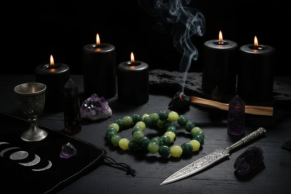 Cat Paw Bracelet - Sorceress Sanctuary lime / Cat's Paw / 12to13mm-Cherry Blossom Powder Is Small / Cat's Paw / 12to13mm-Charcoal Burning Dunhuang / Cat's Paw / 12to13mm-Dark green / Cat's Paw / 12to13mm-Tipsy Wild Berry / Cat's Paw / 12to13mm