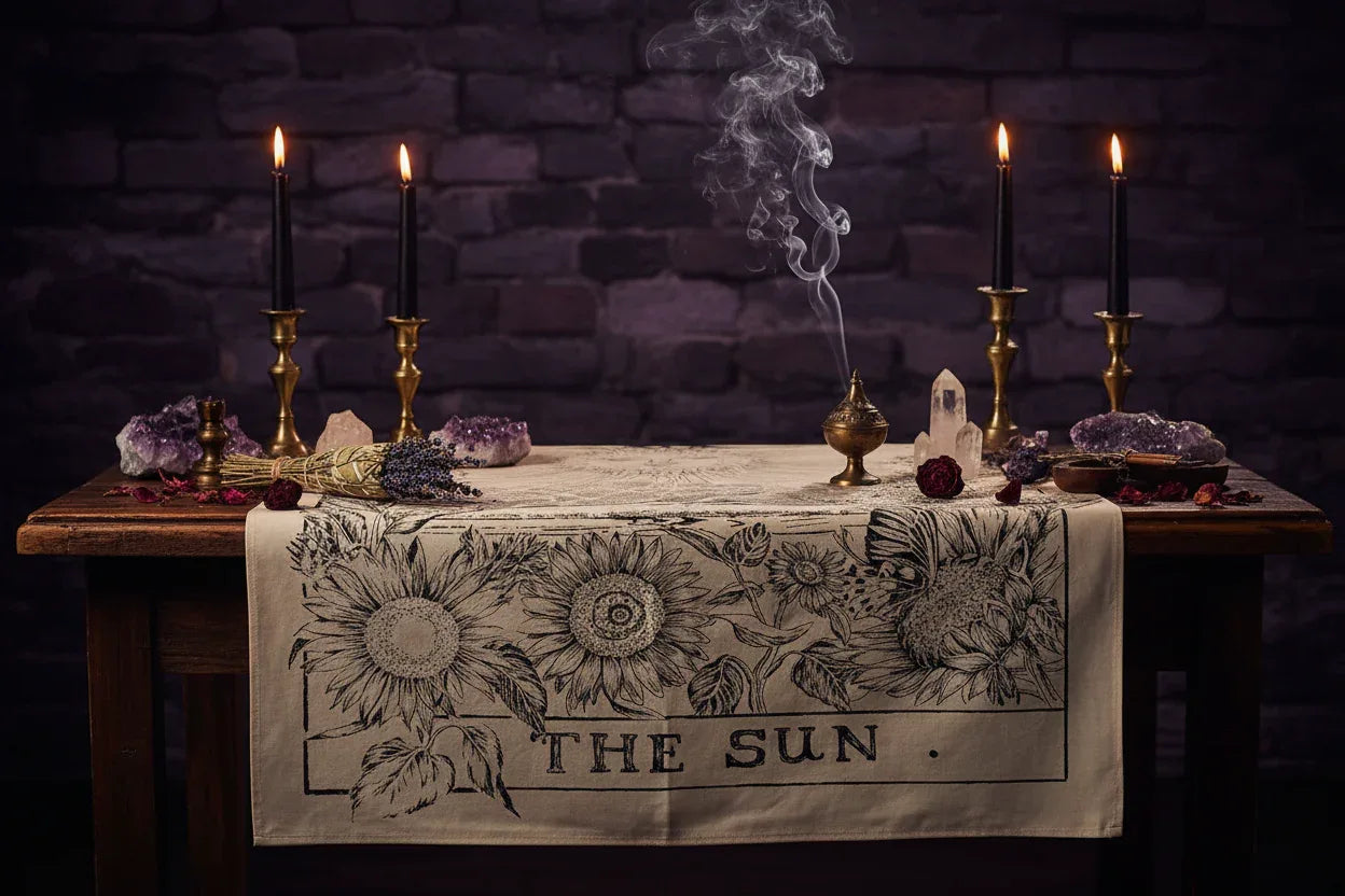 Celestial Astrology Tapestry - Sorceress Sanctuary THE MOON / 150x100-THE MOON / 150x130-THE MOON / 150x200-THE STAR / 150x100-THE STAR / 150x130