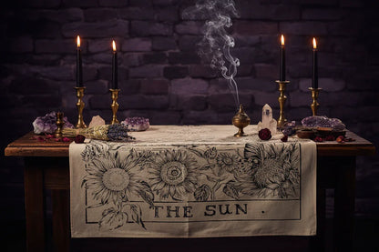 Celestial Astrology Tapestry - Sorceress Sanctuary THE MOON / 150x100-THE MOON / 150x130-THE MOON / 150x200-THE STAR / 150x100-THE STAR / 150x130