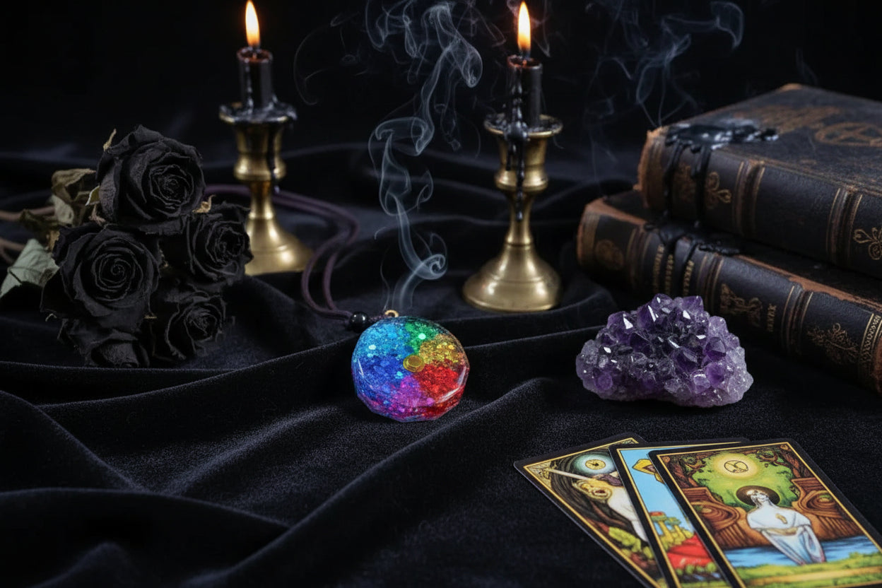 Celestial Chakra Necklace - Sorceress Sanctuary 7 Chakra