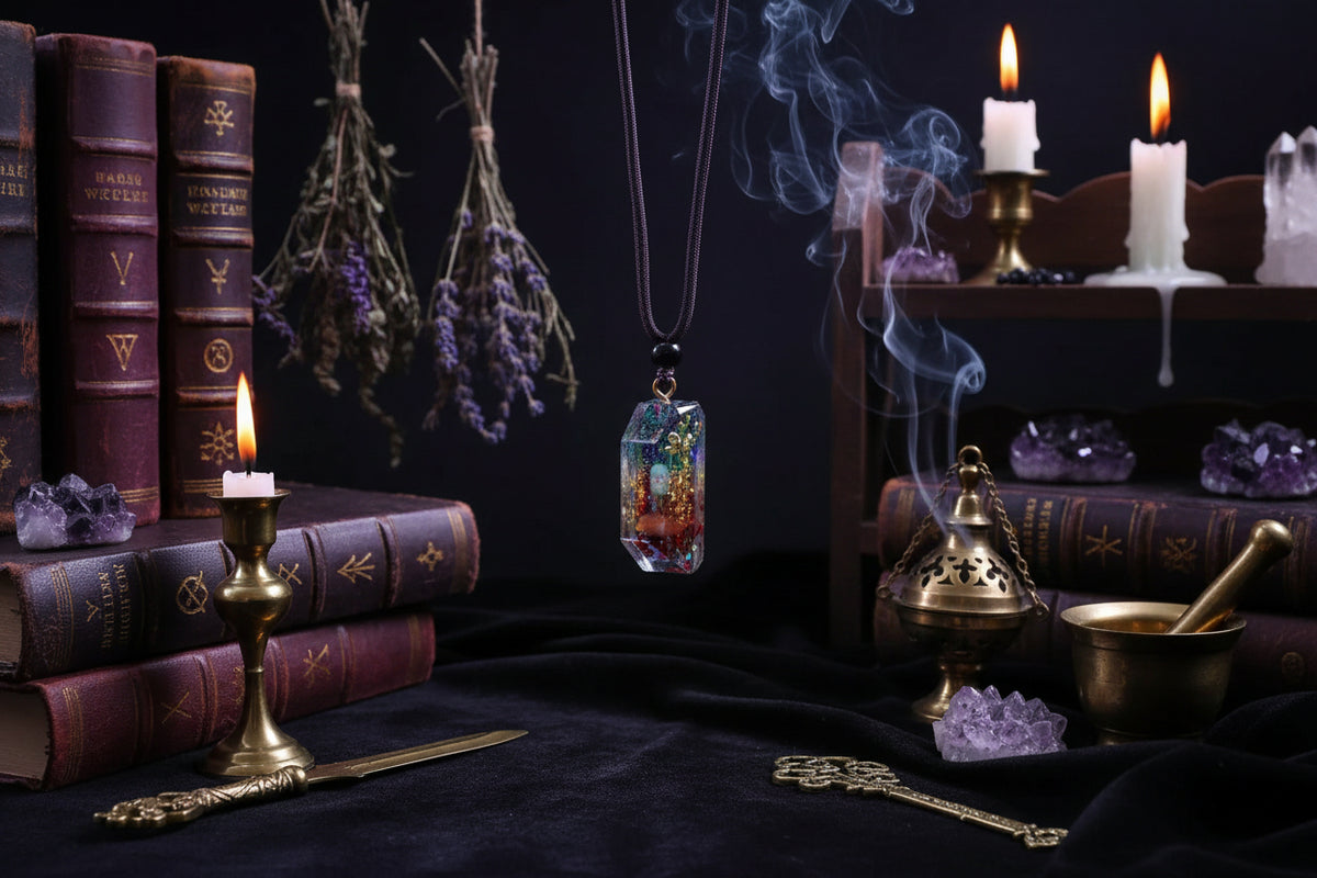 Celestial Chakra Necklace - Sorceress Sanctuary 7 Chakra