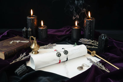 Celestial Couples Bracelet - Sorceress Sanctuary Both Black-Black and  Red