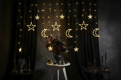 Celestial Curtain Lights - Sorceress Sanctuary Colorful-Warm White