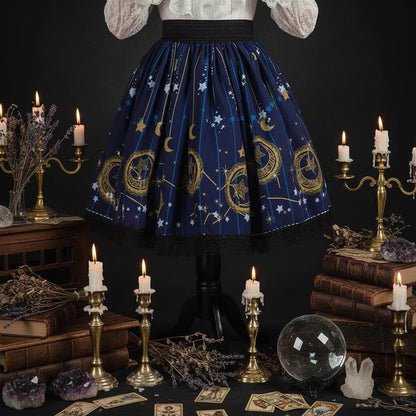Celestial Moonfall Skirt - Sorceress Sanctuary S-M-L-XL-XXL