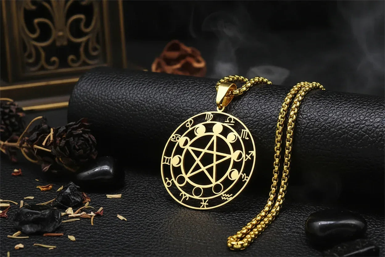 Celestial Necklace - Sorceress Sanctuary Silver 60cm-Gold 60cm-Black 60cm