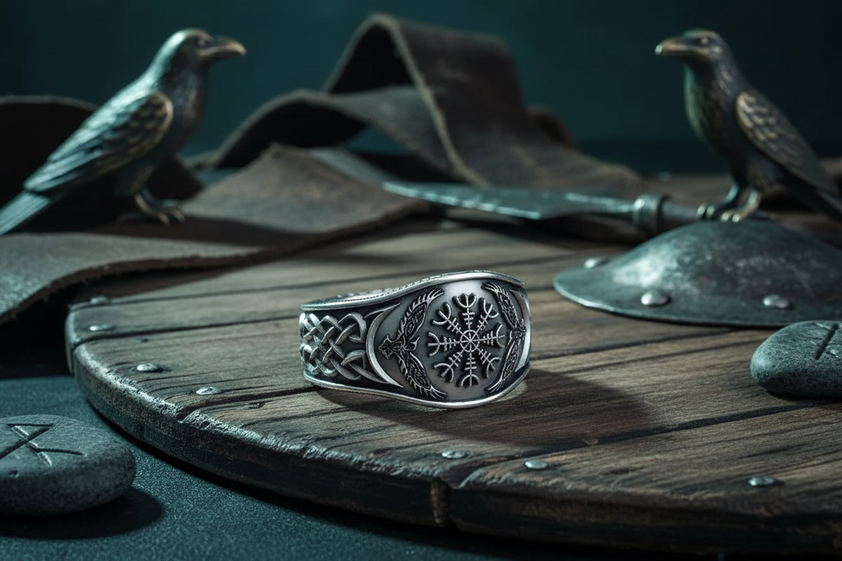 Celtic Compass Ring - Sorceress Sanctuary Silver / 7 number-Silver / 8 number-Silver / 9 number-Silver / 10 number-Silver / 11 number