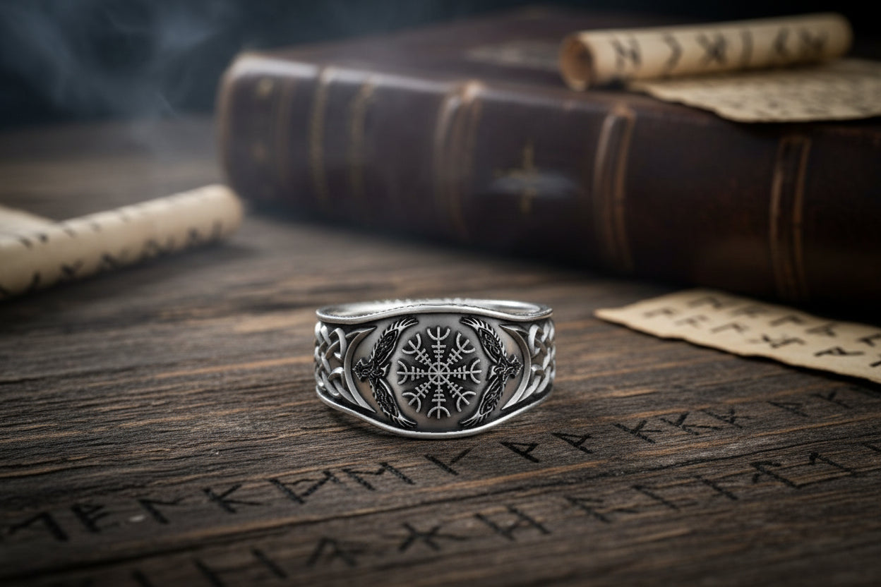 Celtic Compass Ring - Sorceress Sanctuary Silver / 7 number-Silver / 8 number-Silver / 9 number-Silver / 10 number-Silver / 11 number