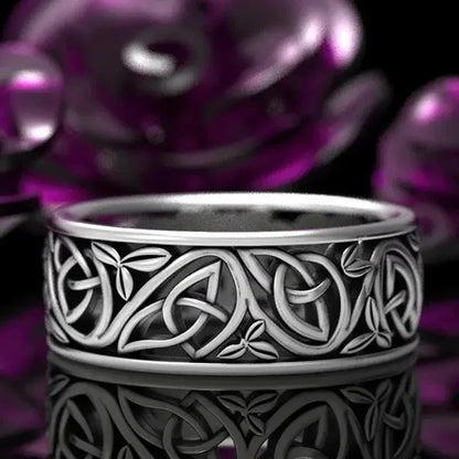 Celtic Wolf Ring - Sorceress Sanctuary Black / 7-Black / 8-Black / 9-Black / 10-Black / 11