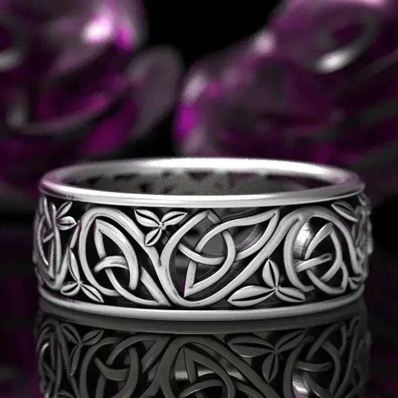 Celtic Wolf Ring - Sorceress Sanctuary Black / 7-Black / 8-Black / 9-Black / 10-Black / 11