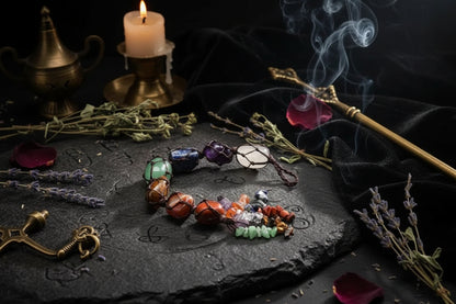 Chakra Car Pendant - Sorceress Sanctuary Seven color