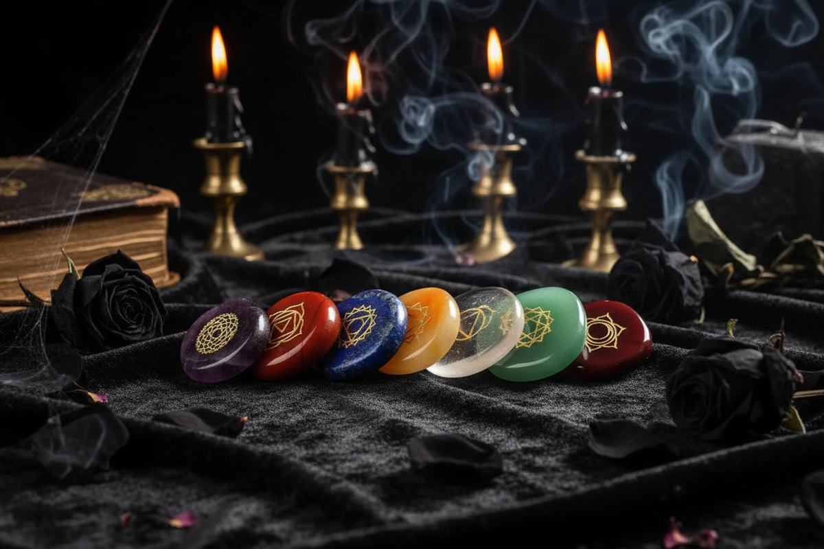 Chakra Energy Runes - Sorceress Sanctuary 30x25x6mm Set