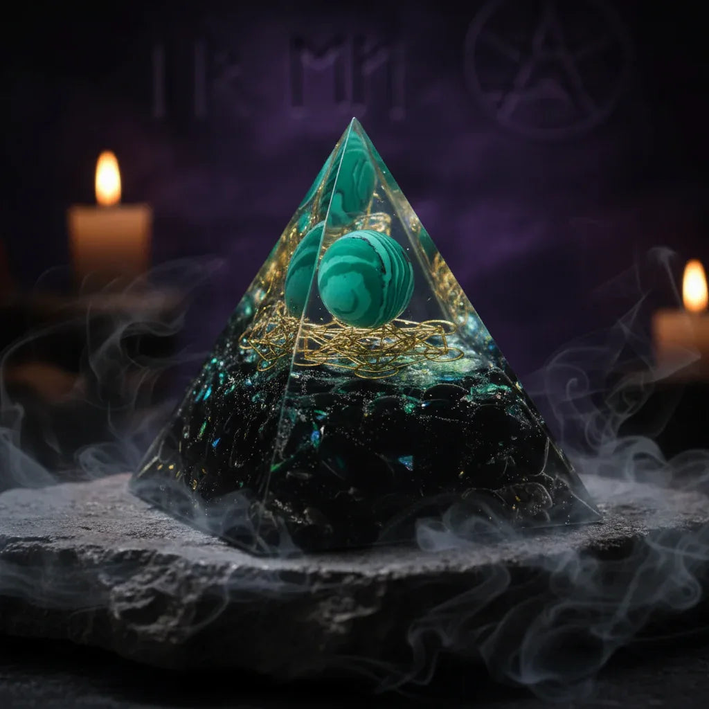 Cosmic Crystal Pyramids - Sorceress Sanctuary A / 6cm-A / 5cm-C / 6cm-B / 6cm-D / 6cm