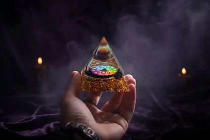 Cosmic Crystal Pyramids - Sorceress Sanctuary A / 6cm-A / 5cm-C / 6cm-B / 6cm-D / 6cm