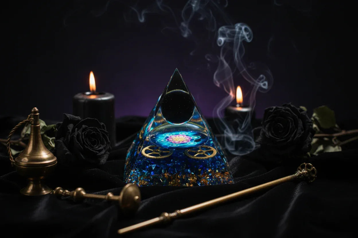 Cosmic Crystal Pyramids - Sorceress Sanctuary A / 6cm-A / 5cm-C / 6cm-B / 6cm-D / 6cm